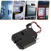 Fdit DC 12V 2A Electromagnetic Lock Carbon Steel Electric Control