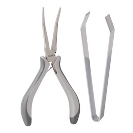 Fish Bone Pliers Tweezers, Stainless Steel, 2pcs