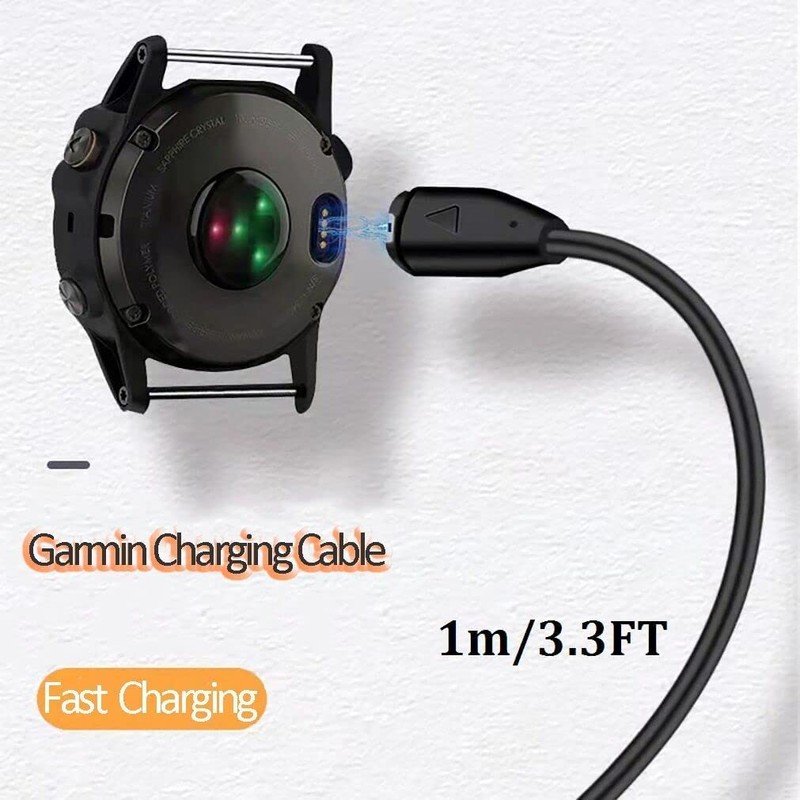 Austuo 3-Stücke Charger Cable Compatible with Garmin Vivoactive 3 4