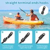 20 Pcs Bungee Shock Cord Hooks for 1/4 Inch Rope