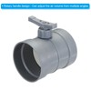 PATIKIL 5" HVAC Duct Manual Volume Damper, PP Adjustment Flame