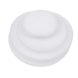 EXCEART 30pcs Plastic Mesh Canvas Sheets Circle Round Needlepoint Embroidery Canvas DIY Cross Stitch Bottom Mat for DIY Crafts Embroidery Knit and Crochet Project