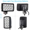 Raycharm 4x6 inch Rectangular Off-Road LED Fog Light for Truck,