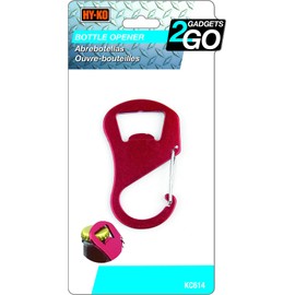 HY-KO Products KC614 Clip Bottle Opener Carabiner, Multi