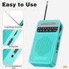 Small Radio, Portable Radio FM/AM Transistor Radio with Excellent Receiving