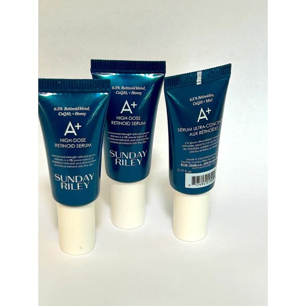 Sunday Riley A+ High-Dose Retinoid Serum .17oz 4 Travel Size