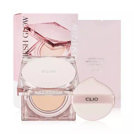 Clio 인터코스 클리오 킬 커버 메쉬 글로우 쿠션 15g -R [03호 리넨] Intercos Cleo Kill Cover Mesh Glow Cushion 15g -R [Shade 03 Linen]