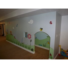 Ladybug Stencil for Painting Ladybugs on Walls and Furniture of a Classroom