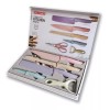 CL Juego Set De Cuchillos Calidad Profesional 6pz Color Pastel