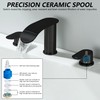 DOUBLUOEG Matte Black Roman Tub Faucet Deck Mount Waterfall Bathtub