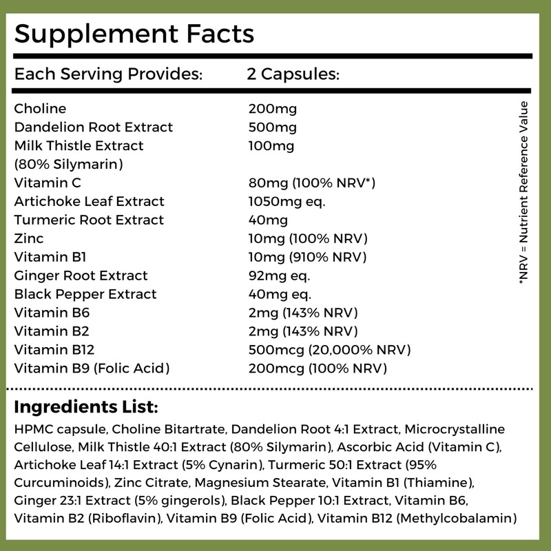 nutripact Milk Thistle 14-in-1 Liver Support Complex C 7986mg per