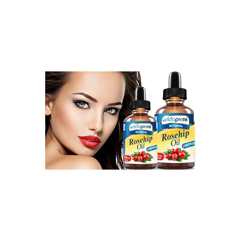Aceite De Rosa Mosqueta Con Vitaminas A, C Y E