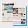 Retro English newspaper props photography paper Foreign primary color newspaper (a) 5ea