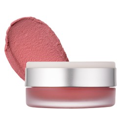 Heart Percent Dot On Mood Custom Lip & Cheek Single Fog Pot Multi Use Lip Color & Blush, M04. Peach Pink