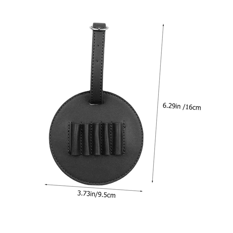 Mikinona Portable Leather Golf Tee Holder Bag Durable Golf Accessories