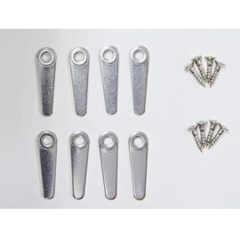 Daisen 35N04007337 Picture Frame, Accessories, Back Plate Fasteners, Stenton Dragonfly, 8 Minutes, 5 Pack Set