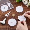 AHANDMAKER 4Pcs Acrylic Model Plane Display Stand, Universal Aircraft Model