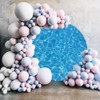 Renaiss 7x7ft Summer Swimming Pool Round Backdrop Covers for Photoshoot