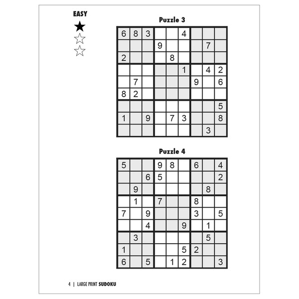 ZOCO - Large Print Sudoku Puzzle Books in Bulk (25 Pack) - Games for The Visually Impaired and Seniors (VOL. 2)