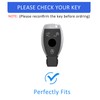 Flensent Key Fob Cover with Keychain for Benz A C