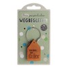 Waldfabrik LuckyKeys Key Ring Companion Key to Happiness, brown