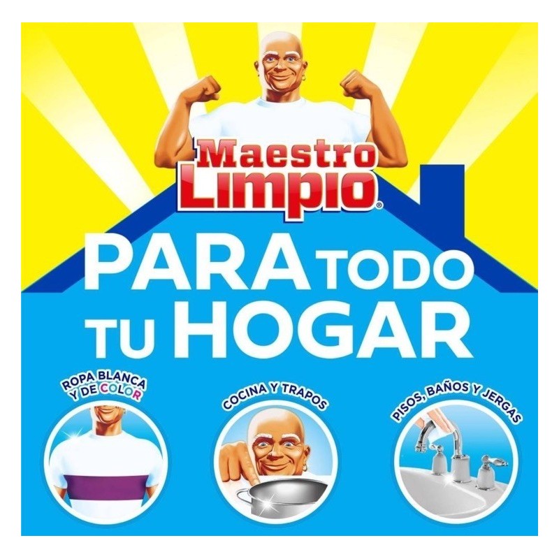 MAESTRO LIMPIO DETERGENTE EN POLVO PARA LAVAR 10 KG