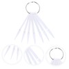 Baluue 100pcs Nail Display Fan Shaped Practice Tips for Manicure