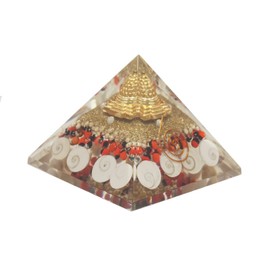 Pyramid for E-Energy Protect & Healing Meditation Orgonite Pyramids Chakra Balancing Positive Energy Flow Unique Gifting Item (Love Attraction Orgone Pyramid)