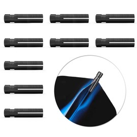 CyeeLife 9 PCS Aluminum Dart Flight Protector Accessories,Black