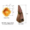 Quality Aftermarket 1 Backhoe Bucket Tooth 195-7205 - Impact Tip,
