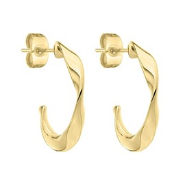 Liebeskind Berlin Infinity Creole Earrings, Stainless Steel, No Gemstone