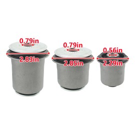 AUTOKAY Front Upper & Lower Control Arm Bushing Kit 8pc for TOYOTA TUNDRA SEQUOIA 2000-2007 48632-34010 K200910