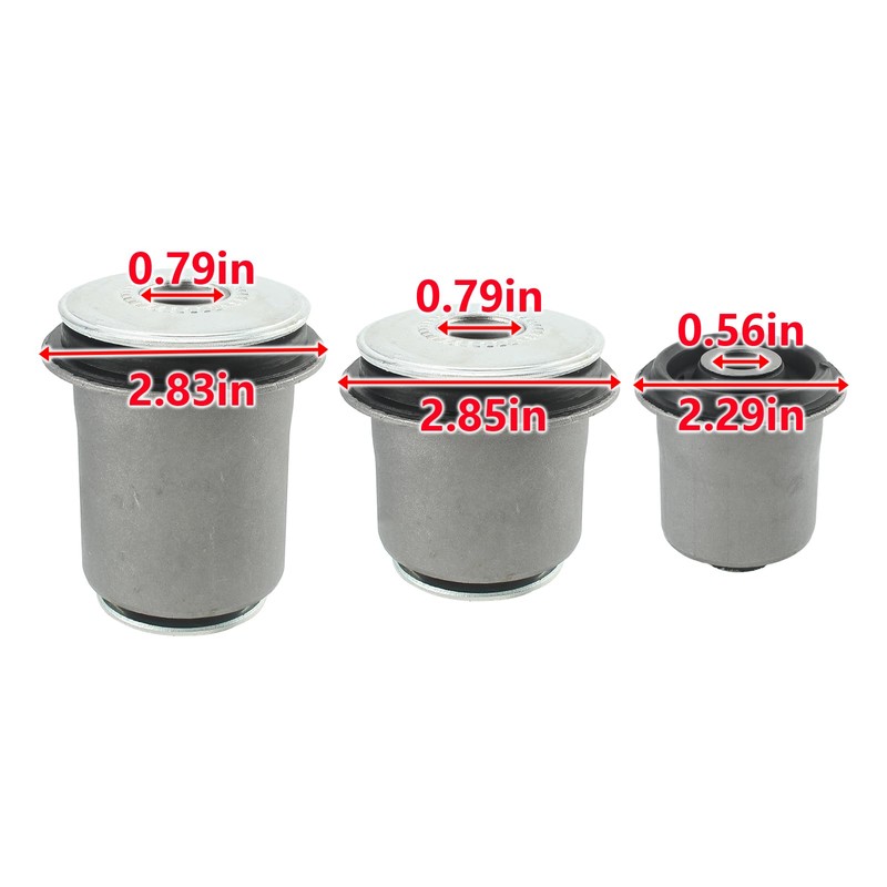 AUTOKAY Front Upper & Lower Control Arm Bushing Kit 8pc
