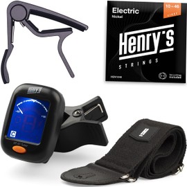 Electric Guitar Accessories, Guitar Accessories, Electric Guitar Strings, Tuner for Guitar, Capo, Guitar Strap for Electric Guitar