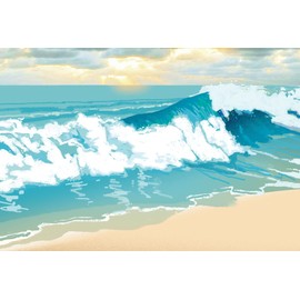 Stonehouse Collection Beach Postcards - 4 x 6 Beach Sand Postcards - 40 Ocean Shore Postcards - USA Made