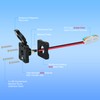 VORZOKISPL RV Waterproof Cable Pass Through Panel Mount for Starlink