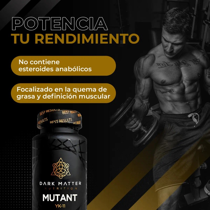 Mutant Sarms Mantenimiento Masa Muscular Líbido Dark Matter Sabor Neutro