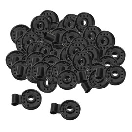 Amagogo 50x Tarpaulin Clips Tarpaulin Clamps Windproof Bracket Plastic Awning