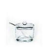 J&M DESIGN Clear Acrylic Sugar Bowl With Lid And Spoon