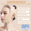 ZOPJUMA Double chin remover lifting mask, reusable V-line mask, can