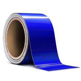 VViViD Dark Blue Liquid Metal Air-Release Adhesive Vinyl Pinstripe Tape Roll (2 Inch x 20ft)