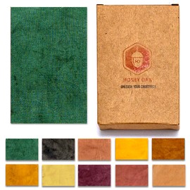 Fabric Dye with Natural Extract Colors | Ideal for Coloring Clothes Scarves Bags Bandanas | DIY Art & Craft Set for Kids and Adults | Painting Party Supplies (Green)