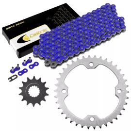 Yamaha Blue Drive Chain And Sprockets Kit for Yamaha YFZ450R YFZ450X 2009-2018