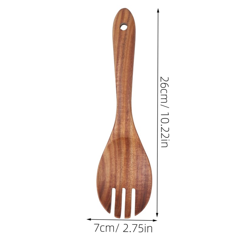 Alipis Long Handle Salad Fork Kitchen Utensil for Mixing Serving