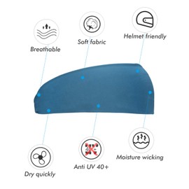 Mens Sport Headband (3 Packs), Mens Sweatband & Sports Headband for Running, Cycling, Yoga, Basketball - Stretchy Moisture Wicking Unisex Hairband