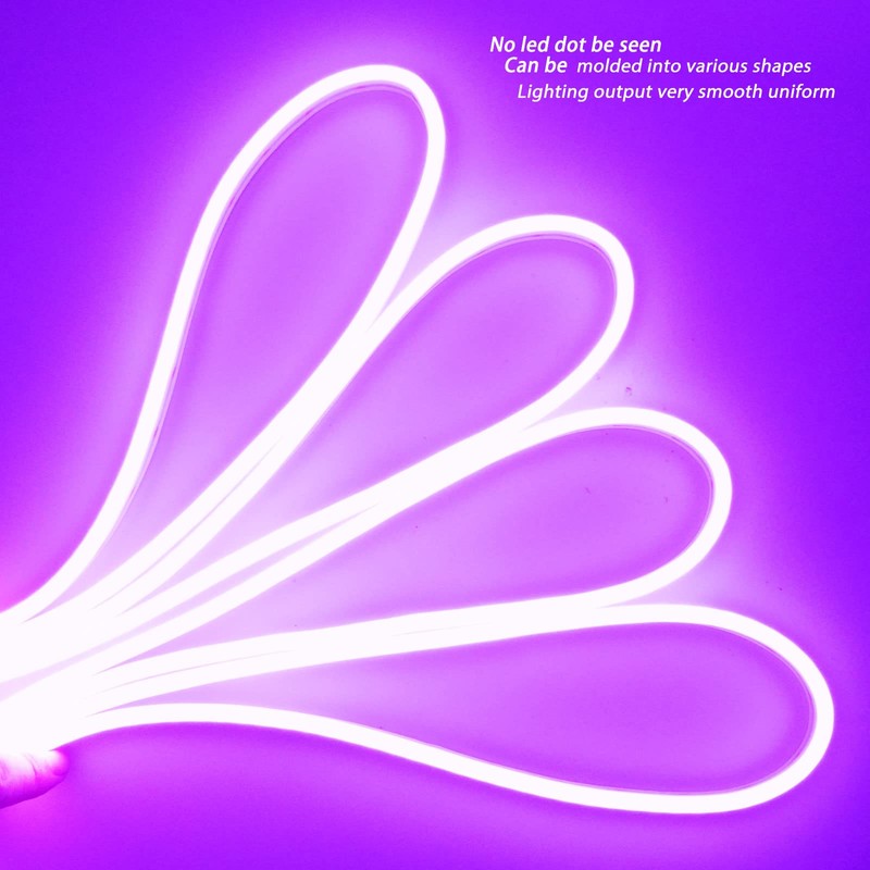 YM E-Bright Purple Led Neon Strip Light Without Power Supply,