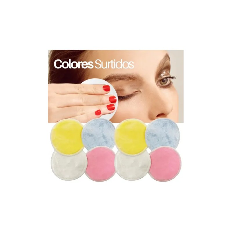 Esponja Limpieza Facial Almohadilla Desmaquillante 4 Pzs F
