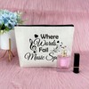 Music Gift for Women Music Makeup Bag Music Lover Gift