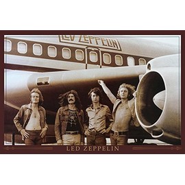 LED ZEPPELIN - CLASSIC ROCK - NEW POSTER - PLANE (Size 24"x36")