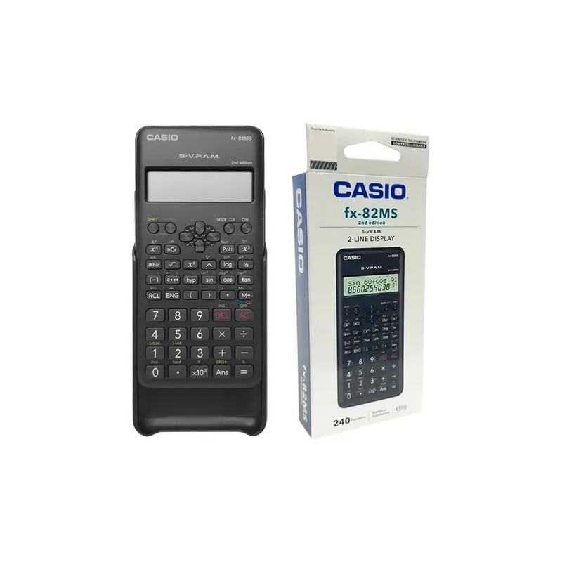 Calculadora cientifica Casio Fx-82ms 2da edicion color marron